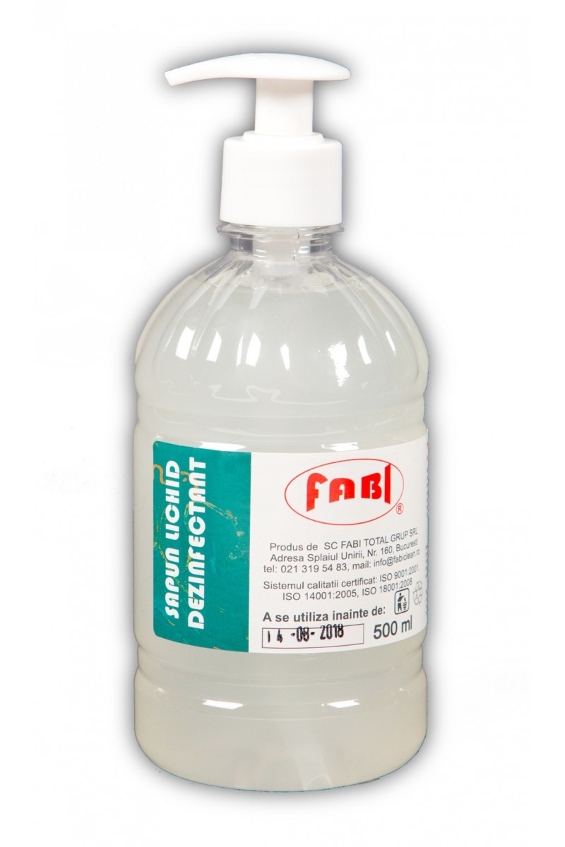 Sapun lichid antibacterian Fabi 500 ml Fabi imagine 2022 depozituldepapetarie.ro